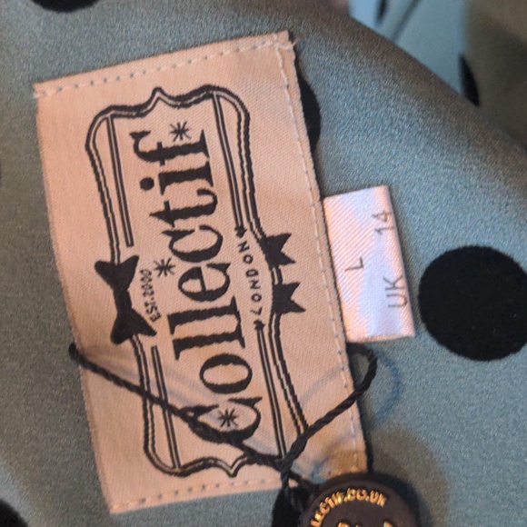 Collectif Polka Dot pinup dress - Picture 6 of 6